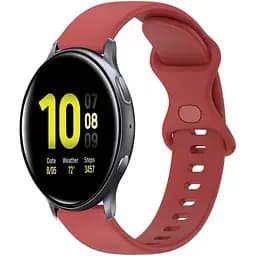 Ремінець силіконовий для смарт-годинника BeWatch Samsung універсальний S 20 мм Червоний (101N3S04.1)