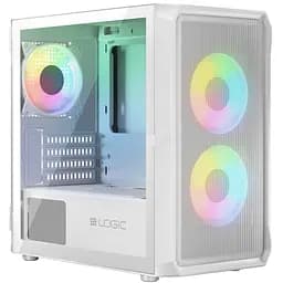 Корпус LogicConcept Portos ARGB Mini White без БЖ (AM-PORTOS-20-0000000-0002) - мініатюра 1