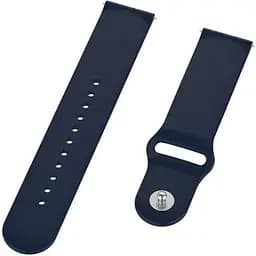 Ремінець DK CDK для Samsung Watch4 (R860 / R865) 40мм 20мм Silicone Sport Band (011908) (dark blue) - мініатюра 2