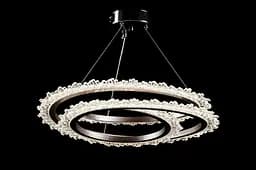 Люстра стельова LED Splendid Ray L147/1, 1 лампа, хром, білий, сучасний стиль, регульована висота 30-100 см - мініатюра 4