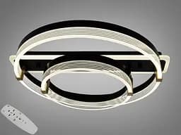 LED-люстра кільця Diasha 5248/500+300BK 75W, 4125 lm - мініатюра 2
