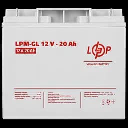 Аккумулятор гелевий LPM-GL 12V - 20 Ah - мініатюра 4