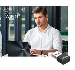 Адаптер WiFi USB-AX55 nano AX1800, Asus teh0017367 - мініатюра 3