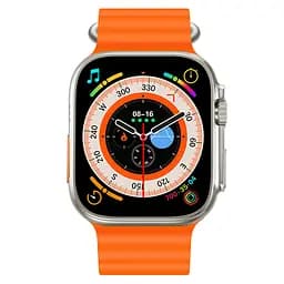 Смарт-годинник Skmei S234 силіконовий ремінець silver orange (16700) - мініатюра 2
