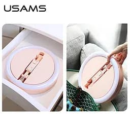 Тримач із кільцевим освітленням Usams Stretchable holder US-ZB120 168 cm чорний - мініатюра 8