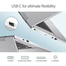 Ноутбук Asus Chromebook CX1 14" FHD 4/64GB N3350 Silver (Open Box) (CX1400CNA-AS44FV) - мініатюра 7