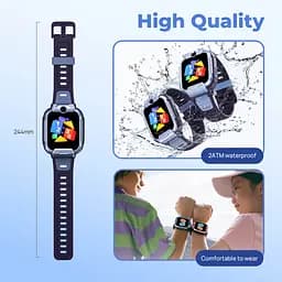 Дитячий годинник-телефон Mibro Z5, 1.69", 240x280, GPS, 2MP dual, 900мА·рік, 2АТM, синій - мініатюра 6