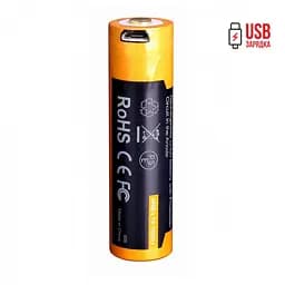 Акумулятор 14500 АА Fenix ARB-L14-1600U Li-ion з micro-USB зарядкою - мініатюра 3