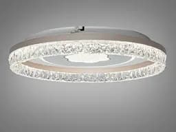 Стильна стельова LED люстра в коридор Diasha WG5157/B WH, Ø48 см, 85 W - мініатюра 4