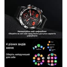 Годинник Smart Delta K52 Black, 2 ремінця - мініатюра 7