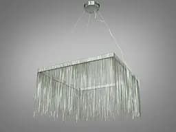 Люстра стельова LED Diasha LSD-600F-HR, 40W, 2200 лм, регульована висота 55-130 см, для коридору, спальні, кухні, офісу - мініатюра 3