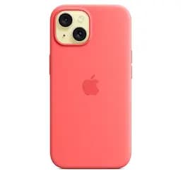 Силіконовий чохол CasePro Silicone Case with MagSafe Guava для iPhone 15 - мініатюра 3