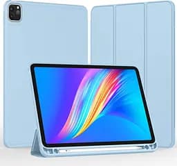Чохол-книжка CDK для Apple iPad Air 10.9" 4gen 2020 екокожа/силікон Smart Case cлот стилус (011190) white - мініатюра 2