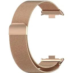 Ремінець DK для Xiaomi Mi Band 8 Pro Metal Milanese Loop Magnetic (017123) (rose gold) - мініатюра 2