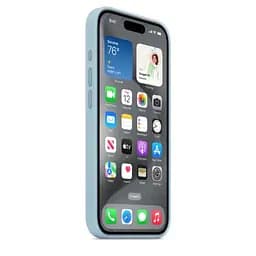 Силіконовий чохол CasePro Silicone Case with MagSafe Light Blue для iPhone 15 Pro Max - мініатюра 5
