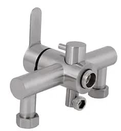 Змішувач для ванни Brinex Pure 005 Nickel BRIPUR005NKL - мініатюра 2