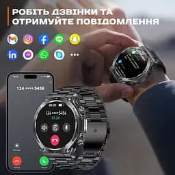 Годинник Smart Mevaden Ultra Steel, 2 ремінця - мініатюра 7