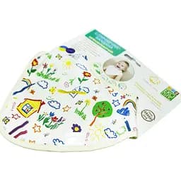 Непромокаючий слинявчик-бандана Еко Пупс Eco Cotton My Home, 30х21 см, різнокольоровий (BEC-016) - мініатюра 3