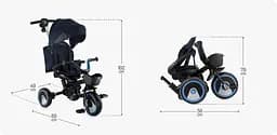 Триколісний велосипед MoMi Ivi Navy Blue (ROTR00014) - мініатюра 9