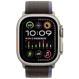 Смарт-годинник Apple Watch Ultra 2 GPS + Cellular 49mm Titanium Case with Blue/Black Trail Loop-S/M (MRF53) - мініатюра 2