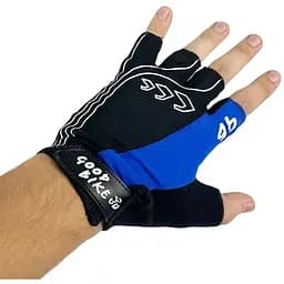 Велорукавиці Good Bike D-Grip короткий палець розмір M сині (94505Blue-IS) - мініатюра 6