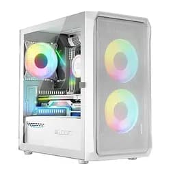 Корпус LogicConcept Portos ARGB Mini White без БЖ (AM-PORTOS-20-0000000-0002) - мініатюра 3