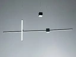 Підвісна люстра LED Diasha 5221A/1100BK чорна 27 Вт 5 м² - мініатюра 3
