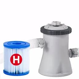 Сімейний басейн наливний з фільтр+насосом Intex 305х76 см det0006705 - мініатюра 2