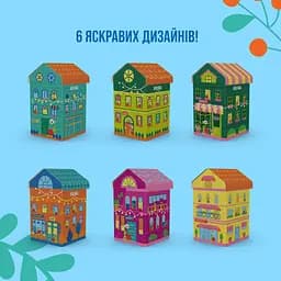 Різдвяний бокс у вигляді будинку Равлосіті з іграшкою та стікером Bob Snail салатовий 384 г - мініатюра 4