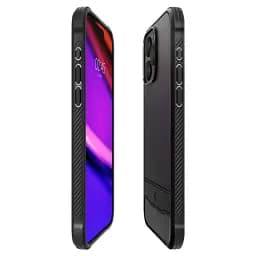 Чохол Spigen Rugged Armor (MagFit) Matte Black для iPhone 15 Pro (ACS06703) - мініатюра 4