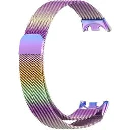 Ремінець DK для Xiaomi Mi Band 8 Metal Milanese Loop Magnetic (015814) (chameleon) - мініатюра 2