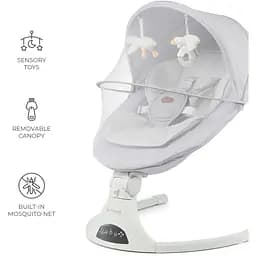 Крісло-гойдалка Kinderkraft Tulsy Gray (KBTULS00GRY0000) - мініатюра 6