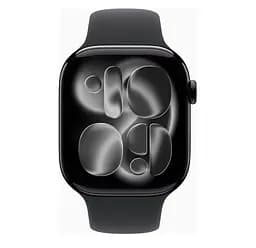 Смарт-годинник Apple Watch Series 11 GPS 46mm Jet Black Alu. Case w. Black S. Band - M/L (MEUX4) - мініатюра 2
