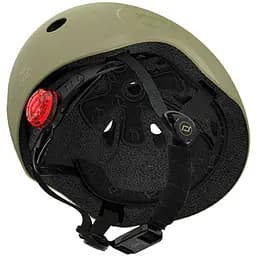 Шолом захисний дитячий Scoot and Ride з ліхтариком 51-53 см оливковий (SR-190605-OLIVE) - мініатюра 3