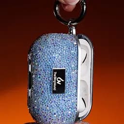 TPU чохол Bling World Rock Diamond для навушників AirPods 3 Блакитний - мініатюра 2