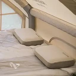 Подушка з пам'яттю Naturehike NH22ZT002 прямокутна бежева - мініатюра 3