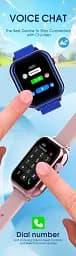 Дитячий смарт-годинник Wonlex KT38 годинник-телефон з відеодзвінком GPS WI-FI і SIM-картою Blue (19134) - мініатюра 6