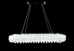 Сучасна підвісна кришталева люстра L33038/800x380/1 LED (CH) - хром, 120 Вт, діаметр 80 см, від 17 до 25 м2 - мініатюра 4