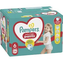 Набір підгузки-трусики Pampers Active Baby Pants Розмір 6 (13-19 кг) 84 шт. - мініатюра 2