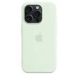 Силіконовий чохол CasePro Silicone Case з MagSafe Soft Mint для iPhone 15 Pro - мініатюра 4