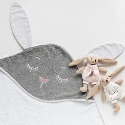 Брязкальце м'яке Canpol babies Кролик, бежевий (80/201_bei) - мініатюра 6