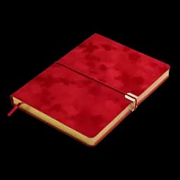 Щоденник недатований Buromax Velour A5 штучна шкіра 336 сторінок червоний (BM.20770-05) - мініатюра 4