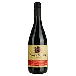 Вино Comte du Vals Rouge красное сухое 0.75 л