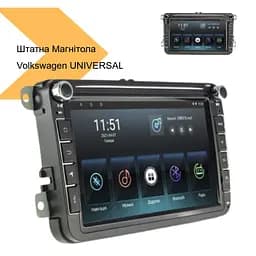 Штатна Магнітола Volkswagen UNIVERSAL 8- Andorid 12 2+32- Carplay -IPS (43192-8021_3841) - мініатюра 2