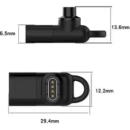 Перехідник DK CDK для Garmin Quatix 5 Type-C / USB-C (014445) (black) - мініатюра 3