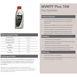 Трансмісійна олива Comma MVMTF PLUS 75W-90 FS 1 л - мініатюра 2