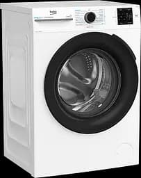 Beko Пральна машина фронтальна, 8кг, 1000, A, 55см, дисплей, інвертор, пара, білий - мініатюра 4