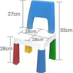 Дитячий стільчик Poppet Color Blue (PP-003B) - мініатюра 4