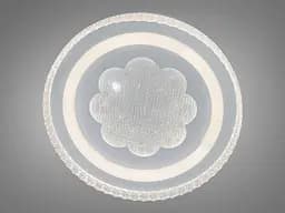 Стельова LED-люстра Diasha WG5156/C WH 85W, кругла, 3 кольори світла, Ø48 см, настінний вимикач - мініатюра 3