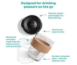 Чашка OldBro Keep Cup Cork 340 мл brown - мініатюра 2